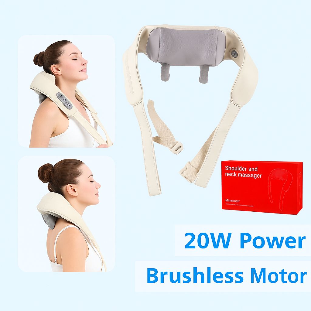 26W Brushless Motor Neck And Shoulder Massager